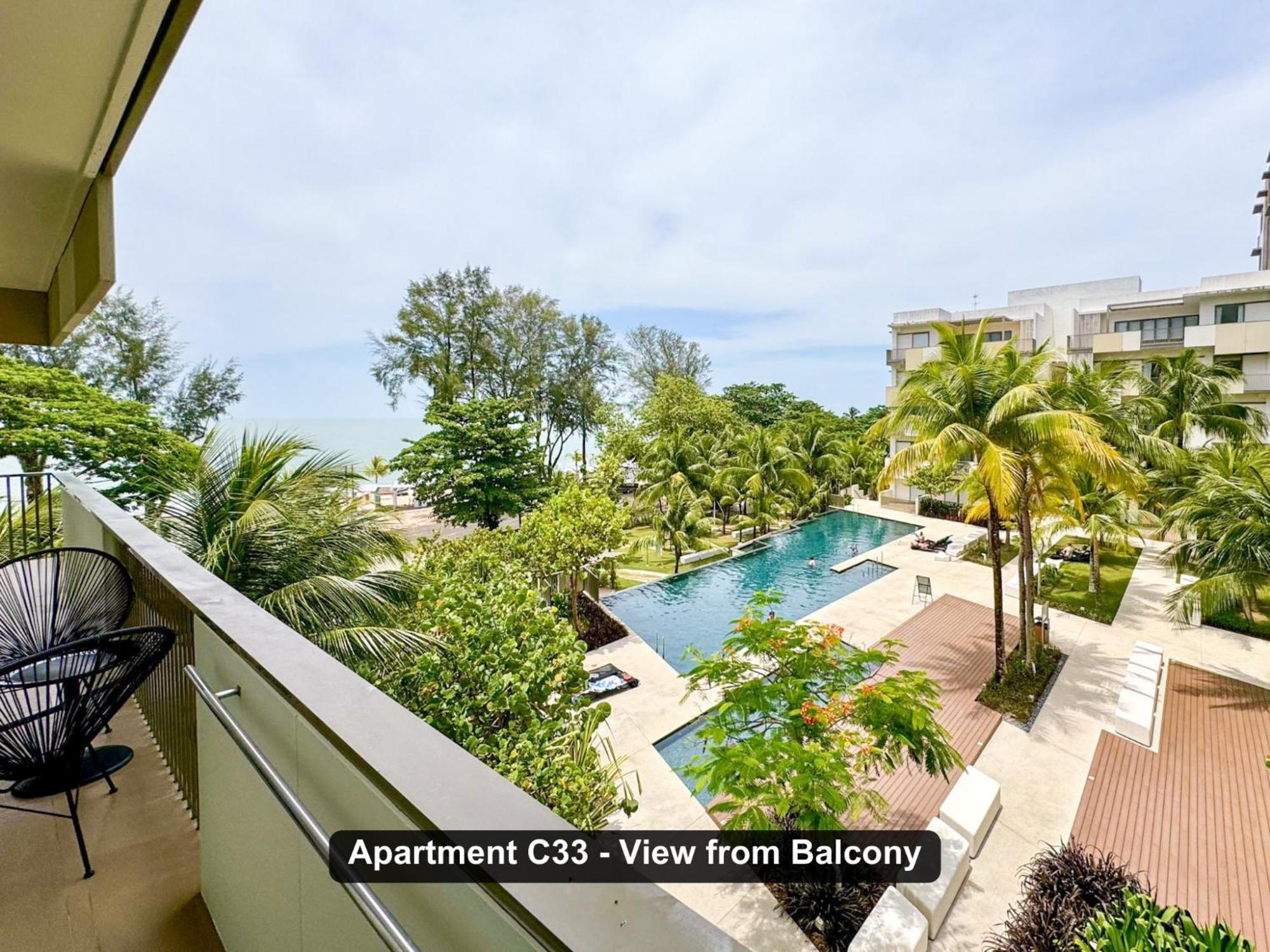 By The Sea- Pool And Sea View Apartment Batu Feringgi Ngoại thất bức ảnh