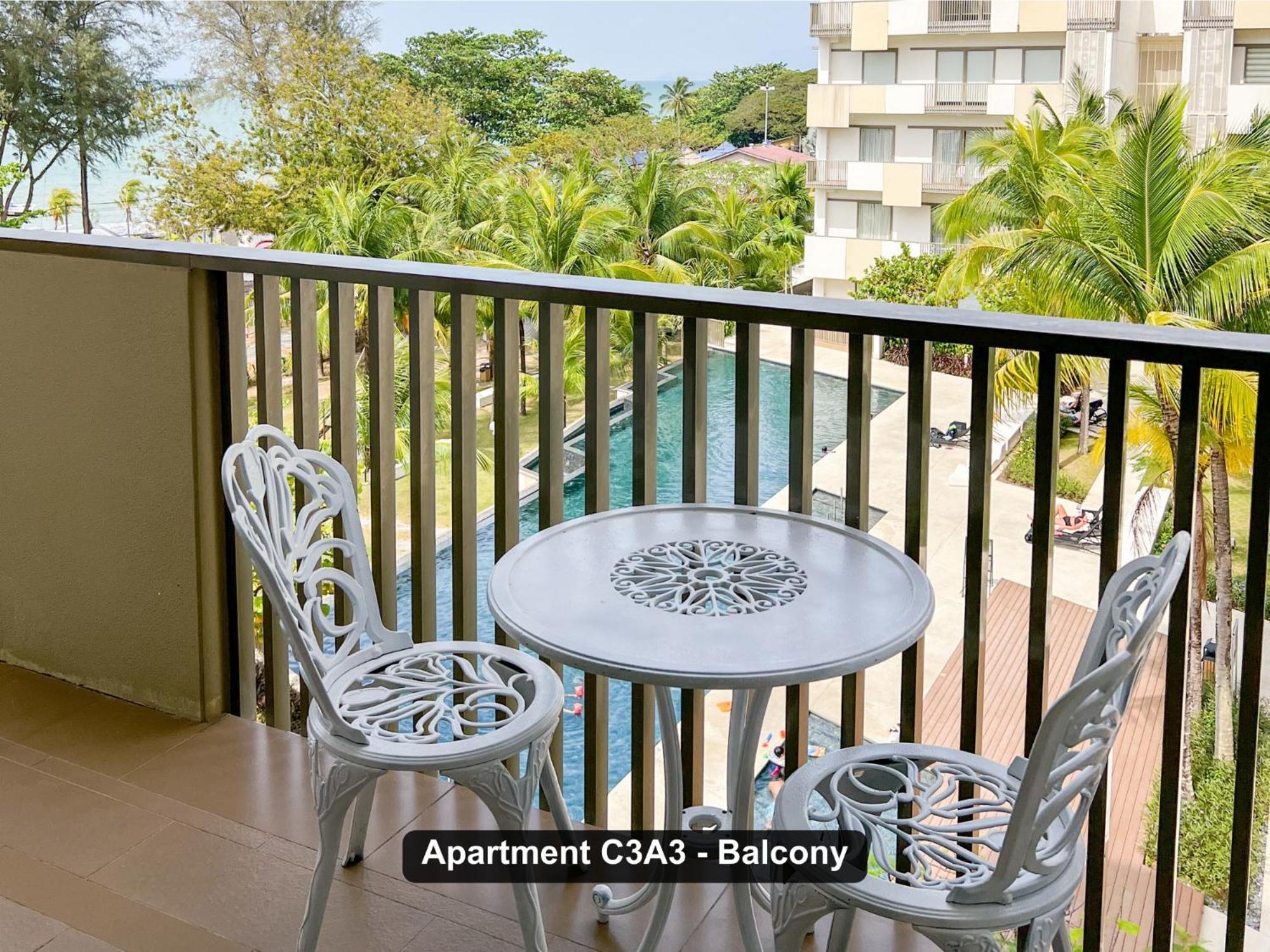 By The Sea- Pool And Sea View Apartment Batu Feringgi Ngoại thất bức ảnh