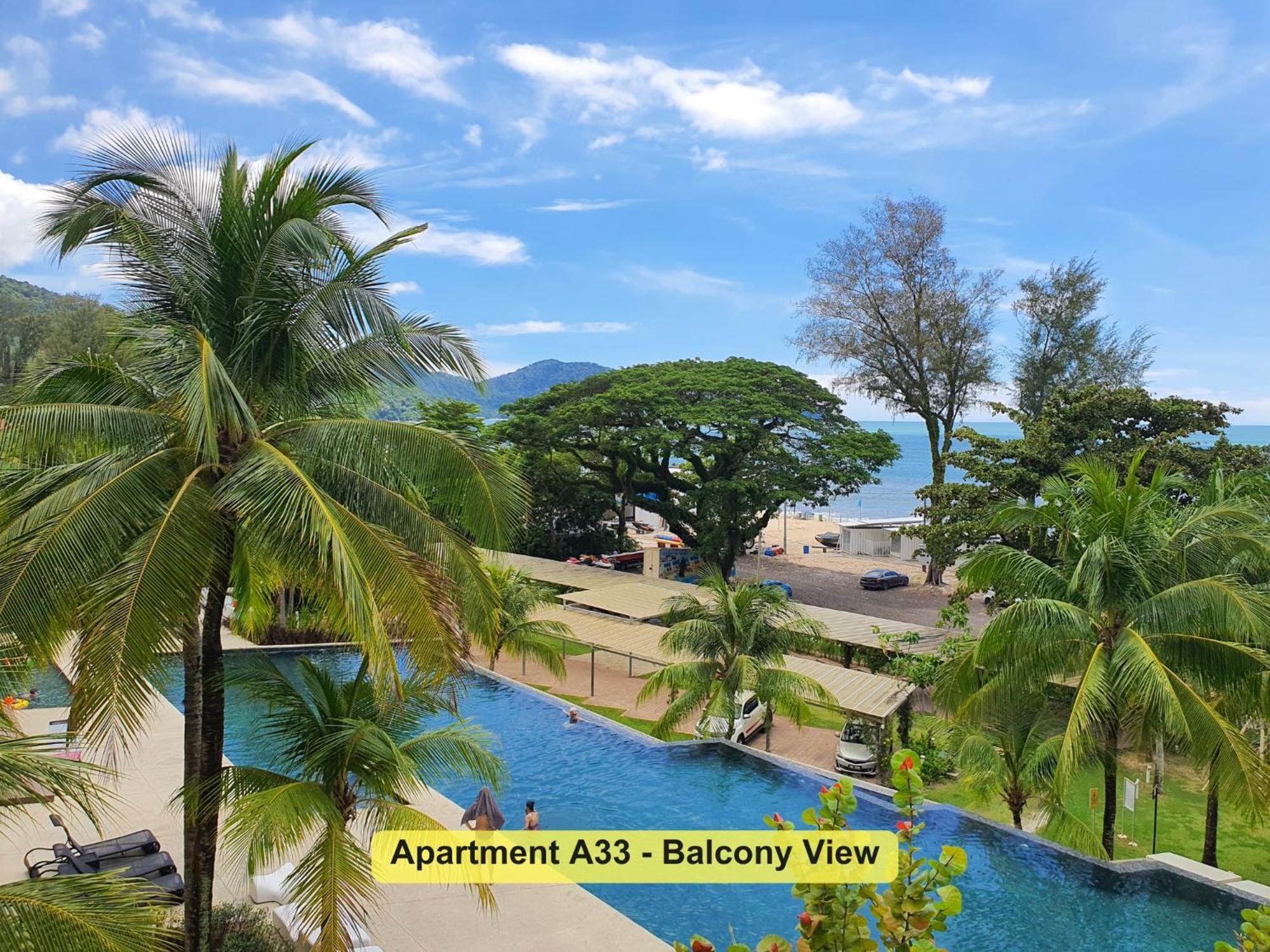 By The Sea- Pool And Sea View Apartment Batu Feringgi Ngoại thất bức ảnh