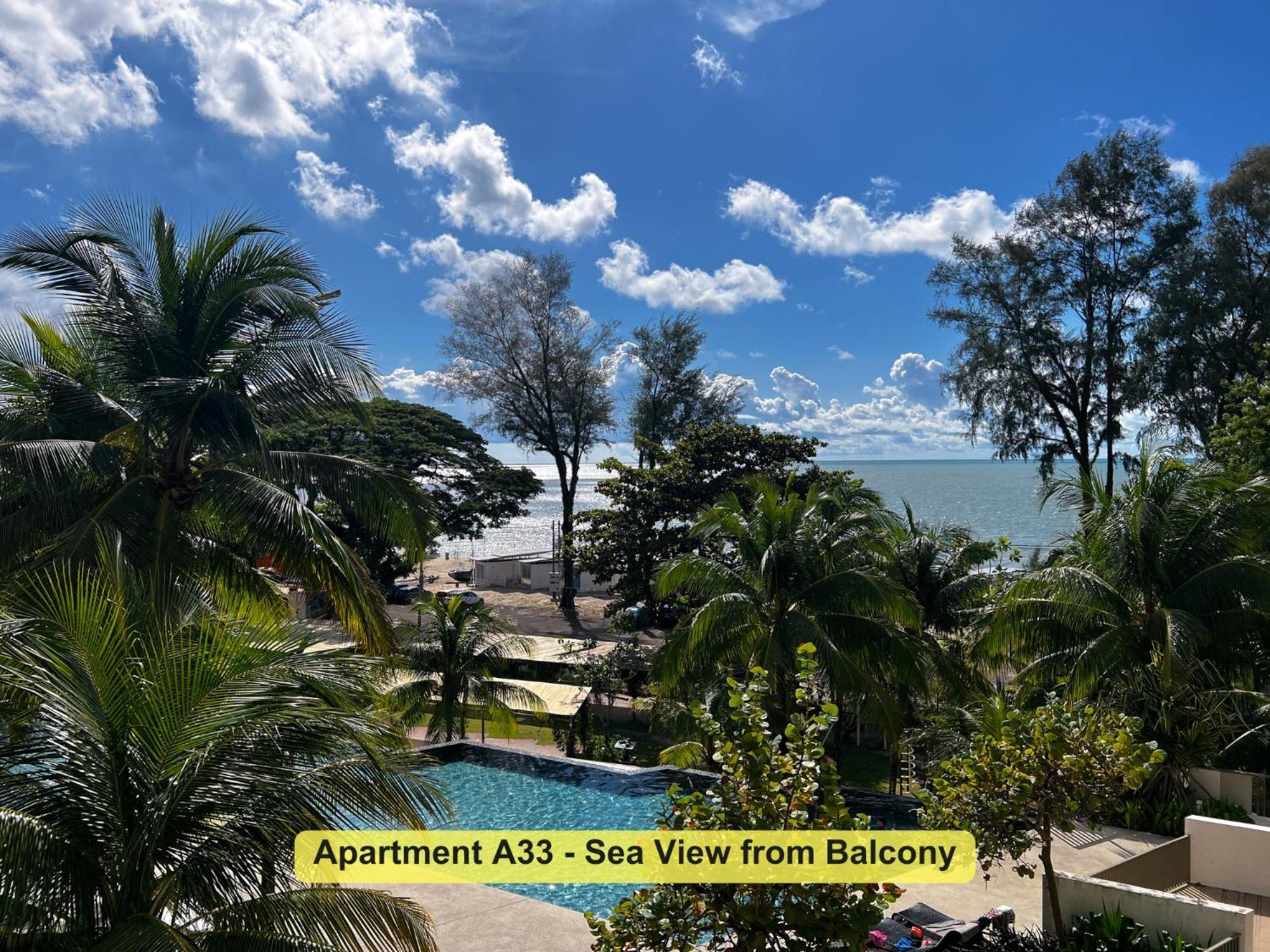 By The Sea- Pool And Sea View Apartment Batu Feringgi Ngoại thất bức ảnh