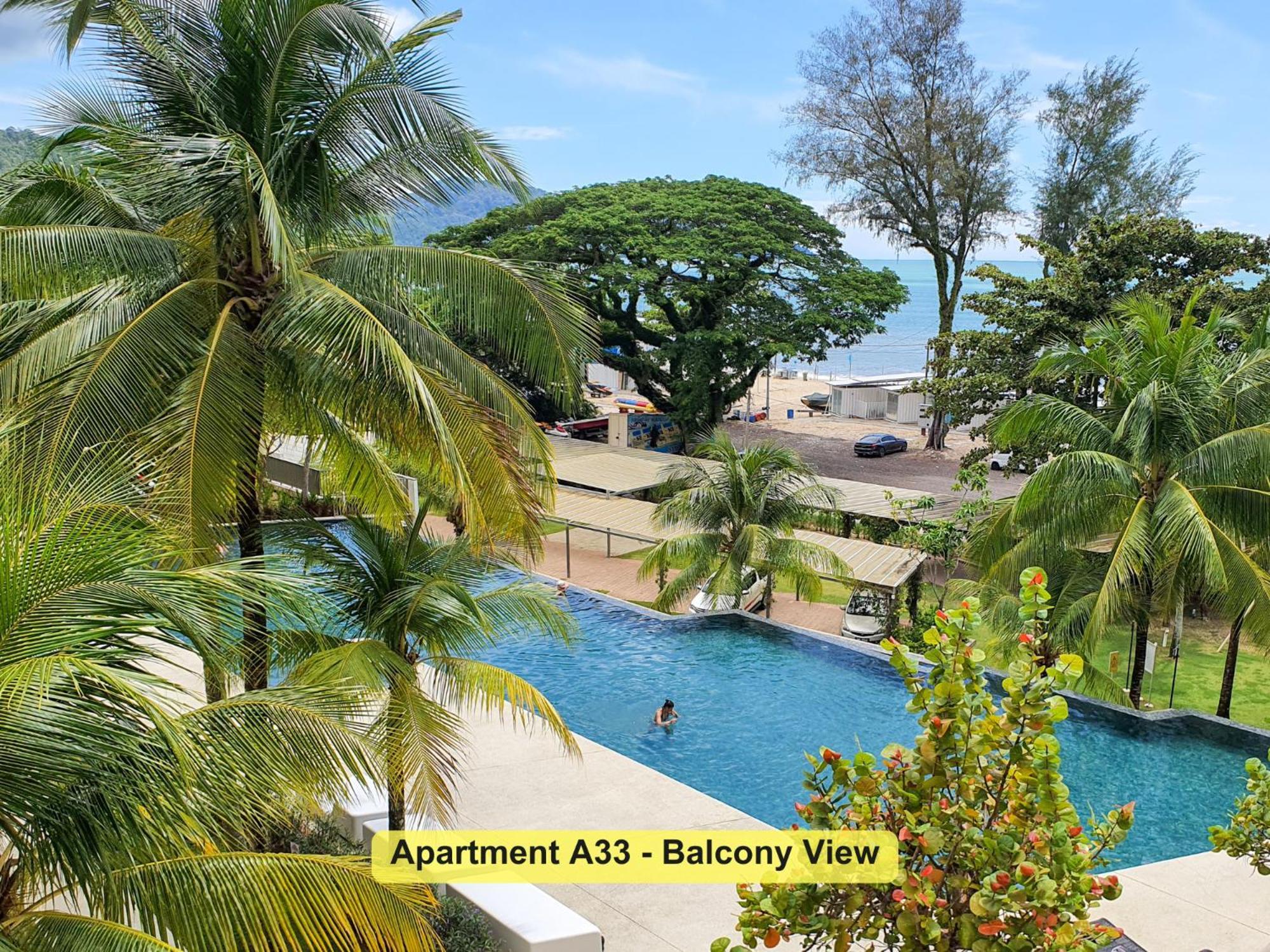 By The Sea- Pool And Sea View Apartment Batu Feringgi Ngoại thất bức ảnh